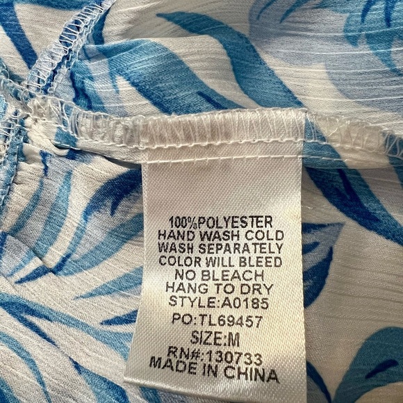 Umgee Blue Floral Mini Dress - Picture 7 of 8